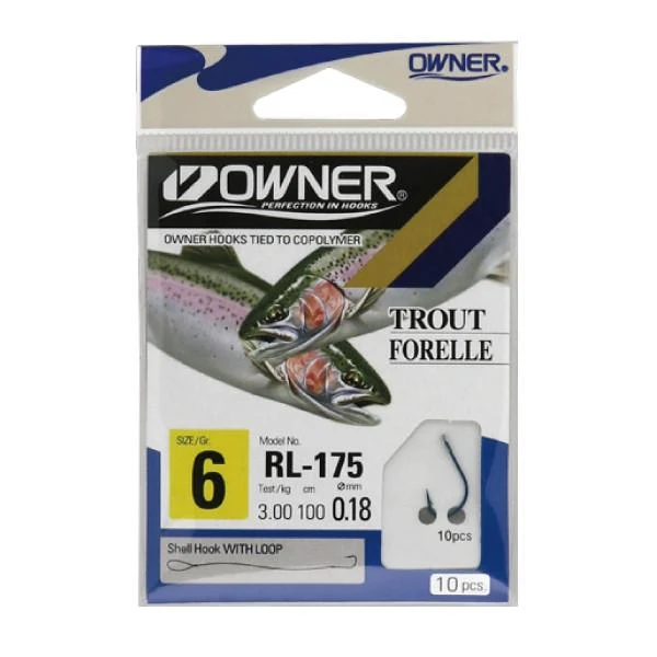 Owner Forellen Vorfachhaken