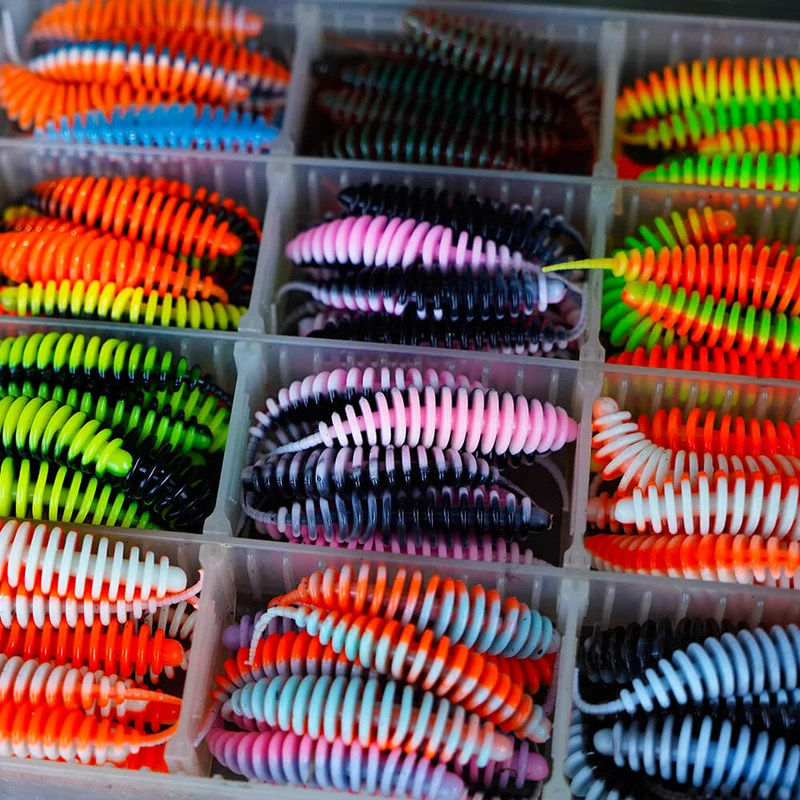 Trout Master Worm 45 45mm 10pcs - 65 65mm 8pcs - SPRO