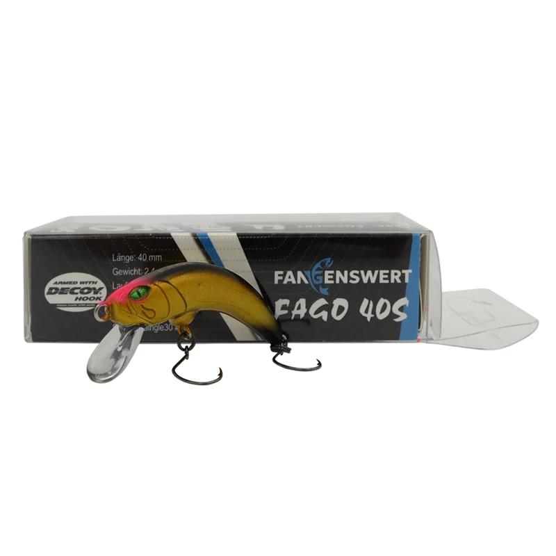 Fangenswert FAGO 40S EA05 UV Aktiv Wobbler Forellenköder