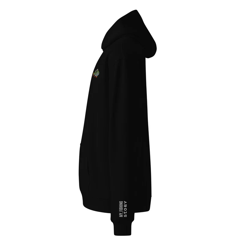 Oversized Hoodie mit Barsch Stickerei