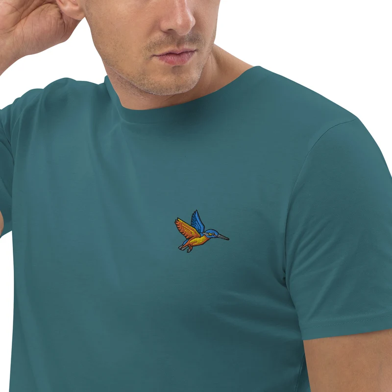100% Bio-Baumwoll-T-Shirt - Eis Vogel (kl. motiv)