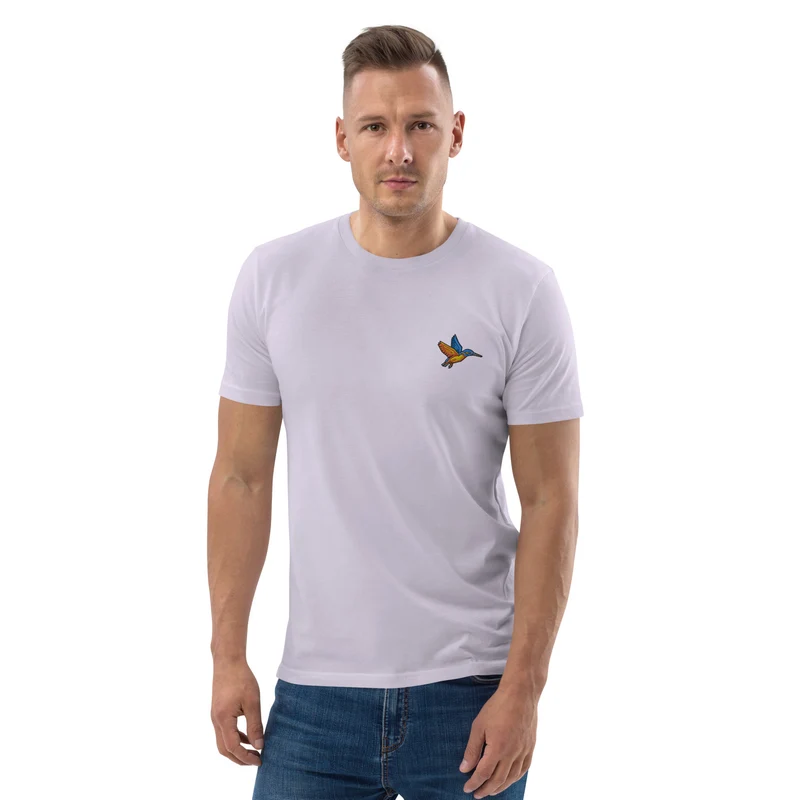100% Bio-Baumwoll-T-Shirt - Eis Vogel (kl. motiv)