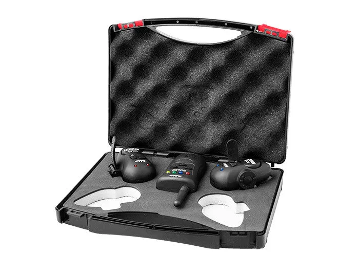 Delphin ROLER SHOCK Funkbissanzeiger Set | Hochsensibler Vibrationsbissanzeiger für Waller
