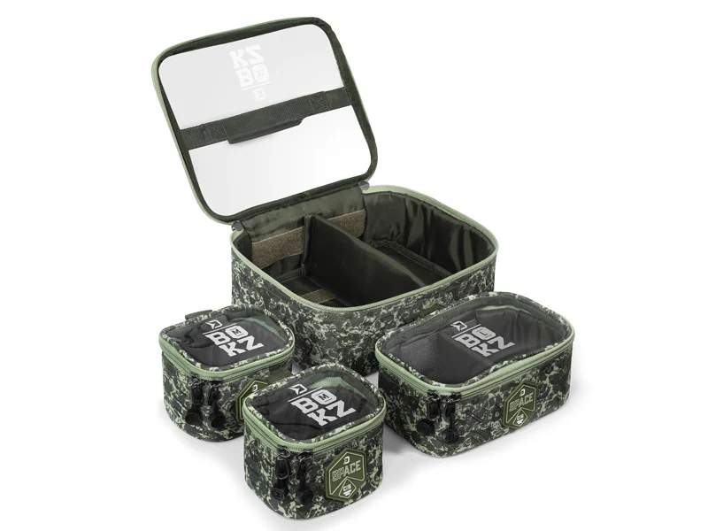 Delphin 4xBOKZ SPACE Taschenset – Premium Tackle Organizer mit C2G Camouflage