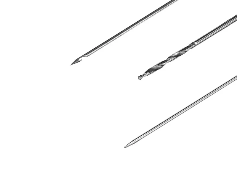 Delphin SLIM Nadel- & Bohrer-Set | Extra feine Ködernadeln für präzises Angeln