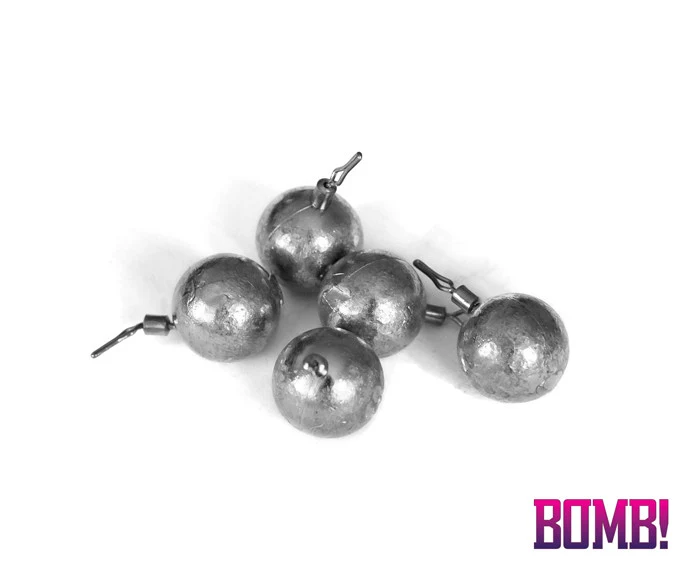 Delphin BOMB! Drop-Shot Blei | Verschiedene Formen & Gewichte | Finesse-Angeln