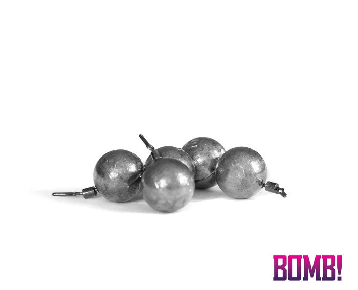 Delphin BOMB! Drop-Shot Blei | Verschiedene Formen & Gewichte | Finesse-Angeln