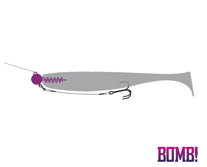 Delphin BOMB! Twisto JIGER Jig Head | Flexibler Jigkopf mit Twisto-System