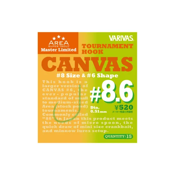VARIVAS AREA Master Limited CANVAS Tournament Hooks