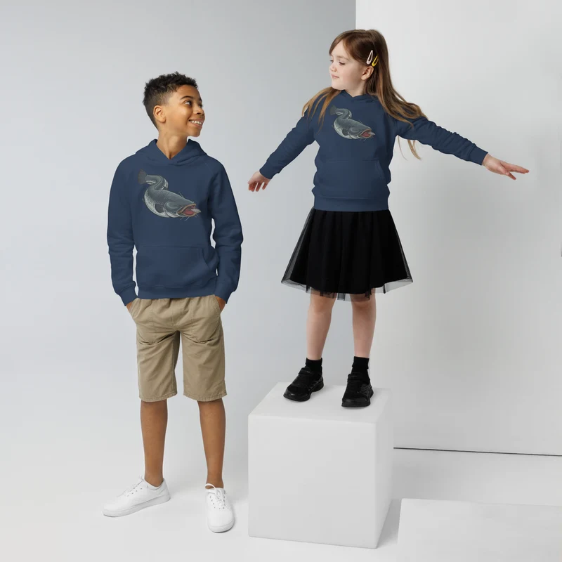 Vilstaler Wallermeister - Öko-Kapuzenpullover für Kinder