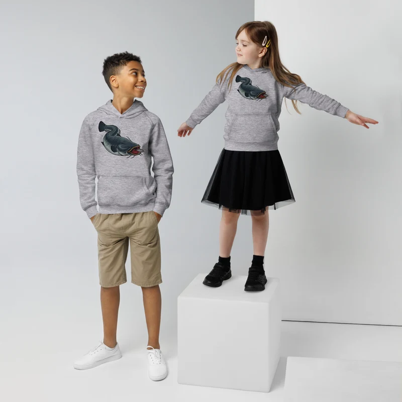 Vilstaler Wallermeister - Öko-Kapuzenpullover für Kinder