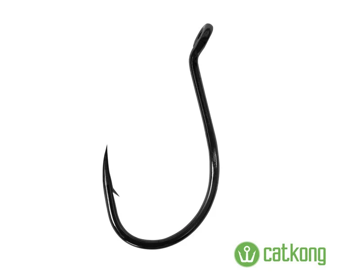 Delphin CATKONG SuPOWER BEND-O | 4 Stück | Extra starker Wels-Einzelhaken