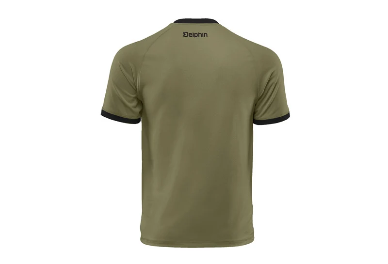Delphin RAWER T-Shirt Carpath | Angler Shirt mit Camo-Design | Baumwoll-T-Shirt