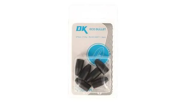 Deka Eco Bullet Black | Tungsten Bullet Weight | Bleifreies Gewicht für Rigs