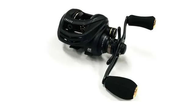 A-TEC Crazee BC FW 150L | Linkshand Baitcast-Rolle | Zuverlässige Allround-Rolle