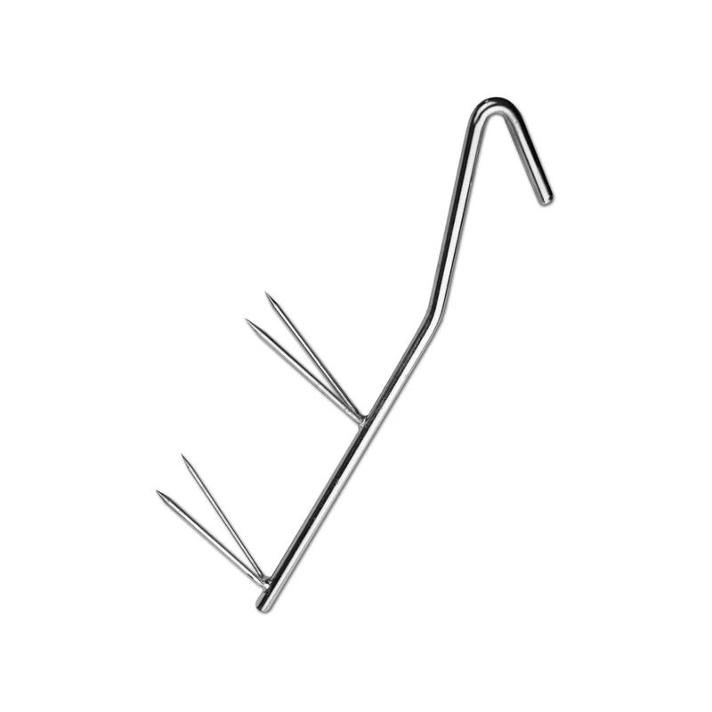 Räucherhaken Doppel V-Spitze 17cm