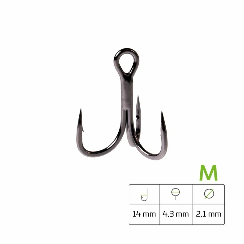 Zeck Cat Fishing Pro Treble Drilling Welshaken Wallerhaken