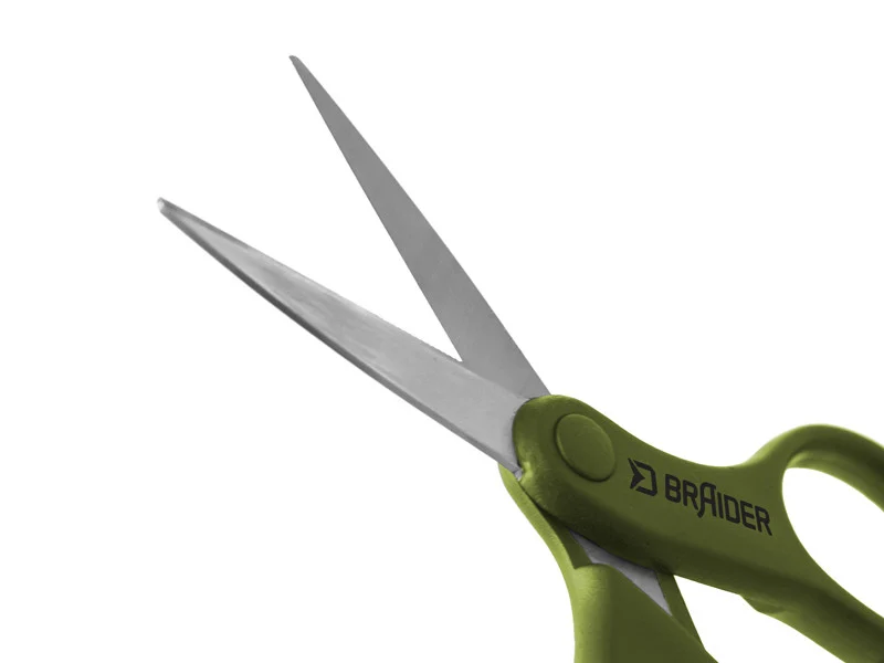 Delphin BRAIDER Schere | Spezialschere für geflochtene Schnüre | Extra scharf