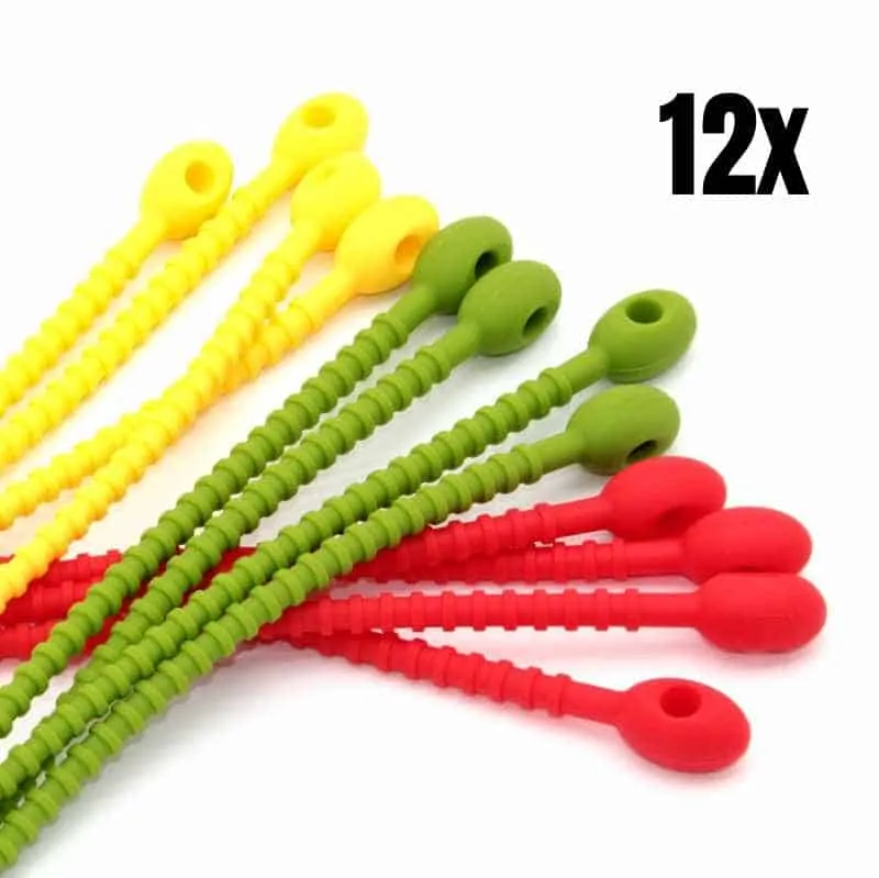 12er Set Silikon Rutenband XL