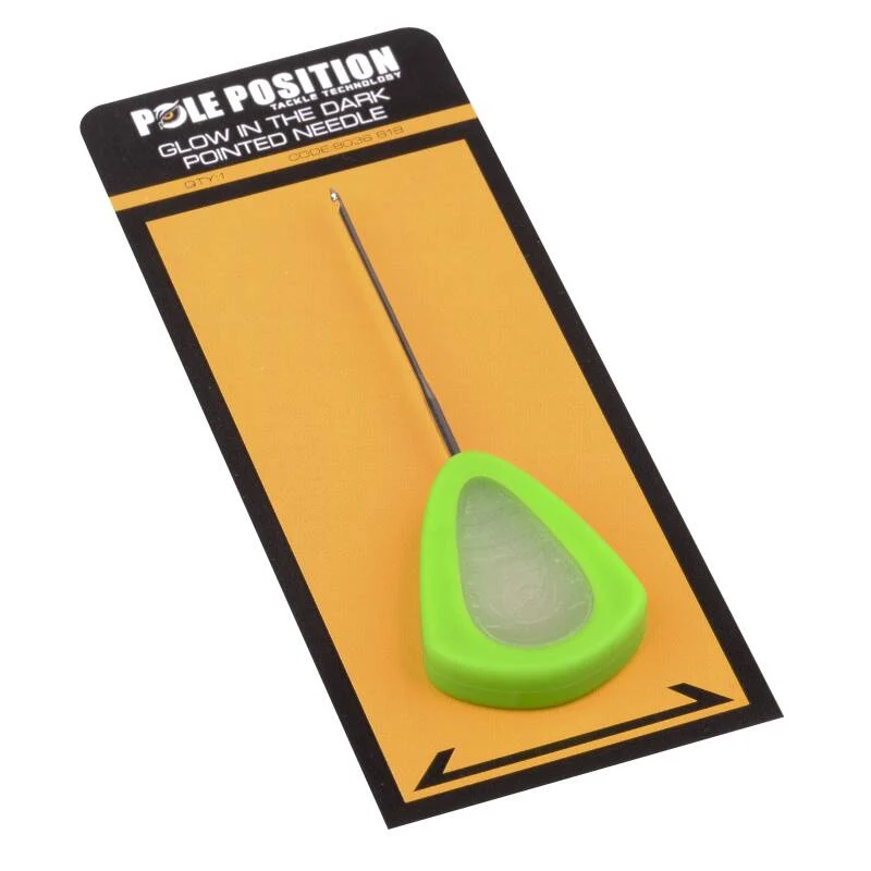 Spro Pole Position Glow in the Dark Pointed Needle Green Ködernadel