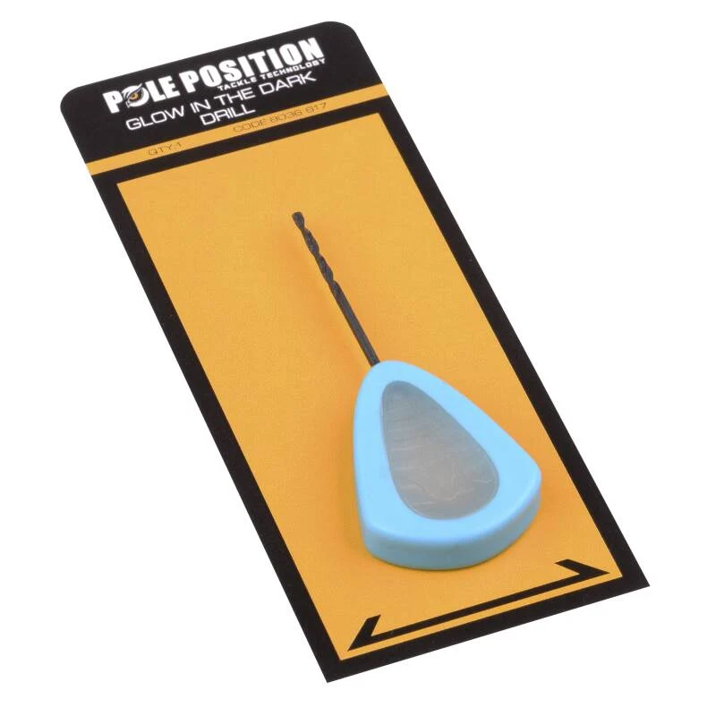 Spro Pole Position Glow in the Dark Drill Blue Boiliebohrer