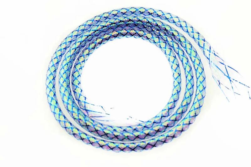 Mylar-Schlauch für Köderfischkörper - Blauton (M)