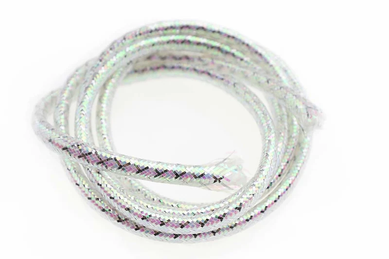 Mylar-Schlauch für Köderfischkörper - Silberton (M)