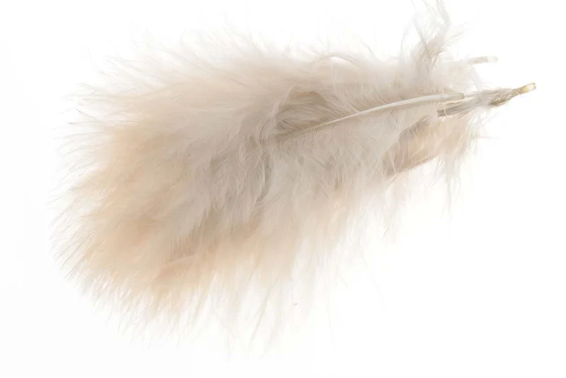 Wolly Bugger Marabou - Hellbraun