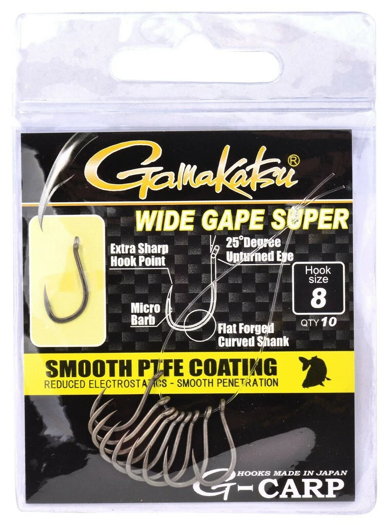 Gamakatsu G-Carp Wide Gape Super Boilie Öhrhaken Karpfen Haken