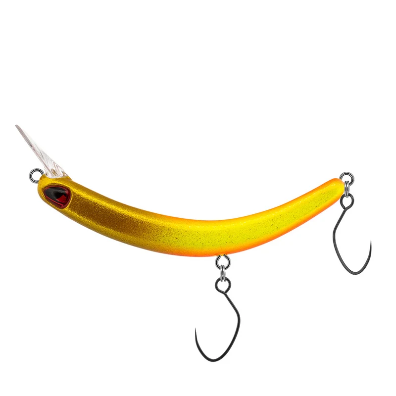 PROBAITS Tumbling Banana Wobbler – Forellen Crankbait Overhead Lip-Crank 12er SET