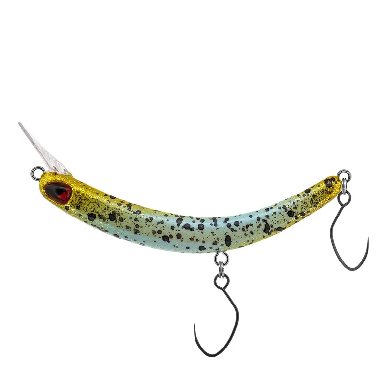 PROBAITS Tumbling Banana Wobbler – Forellen Crankbait Overhead Lip-Crank 12er SET