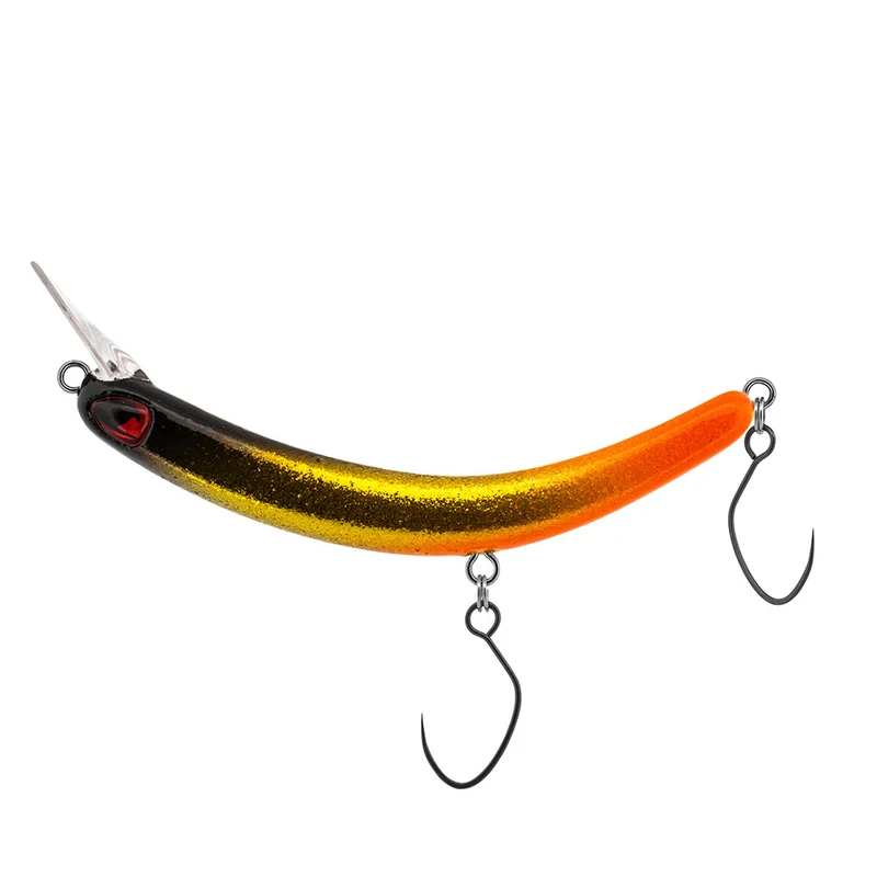 PROBAITS Tumbling Banana Wobbler – Forellen Crankbait Overhead Lip-Crank 6er SET2