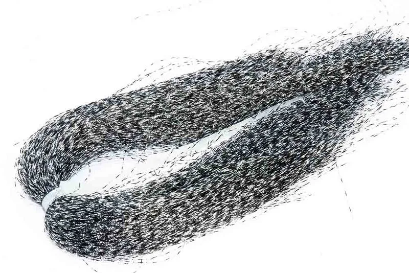 Flashabou Grizzly Accent Crystal Flash - Schwarz/Silber